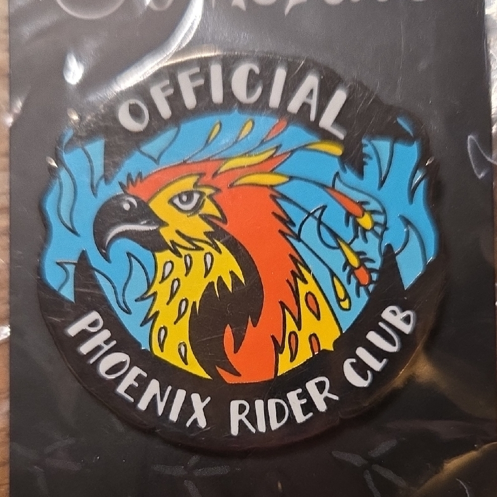 Owlcrate Phoenix Rider Club Brooch - Multicolor - Picture 3 of 4